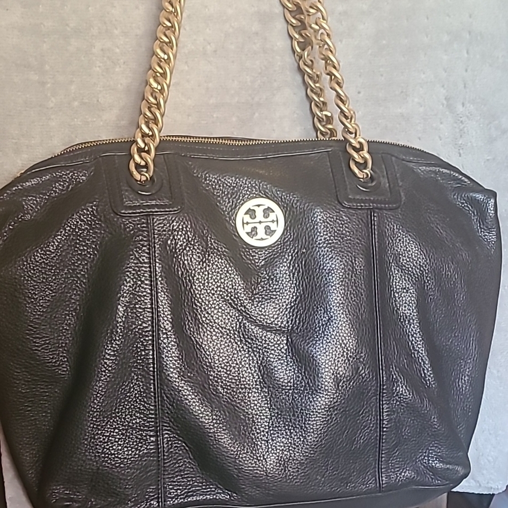 Tory Burch Black Leather Women's Bag